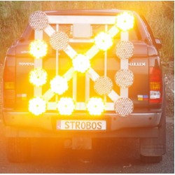 Panou sageti luminoase LED - 15 lampi de 200 mm diametru